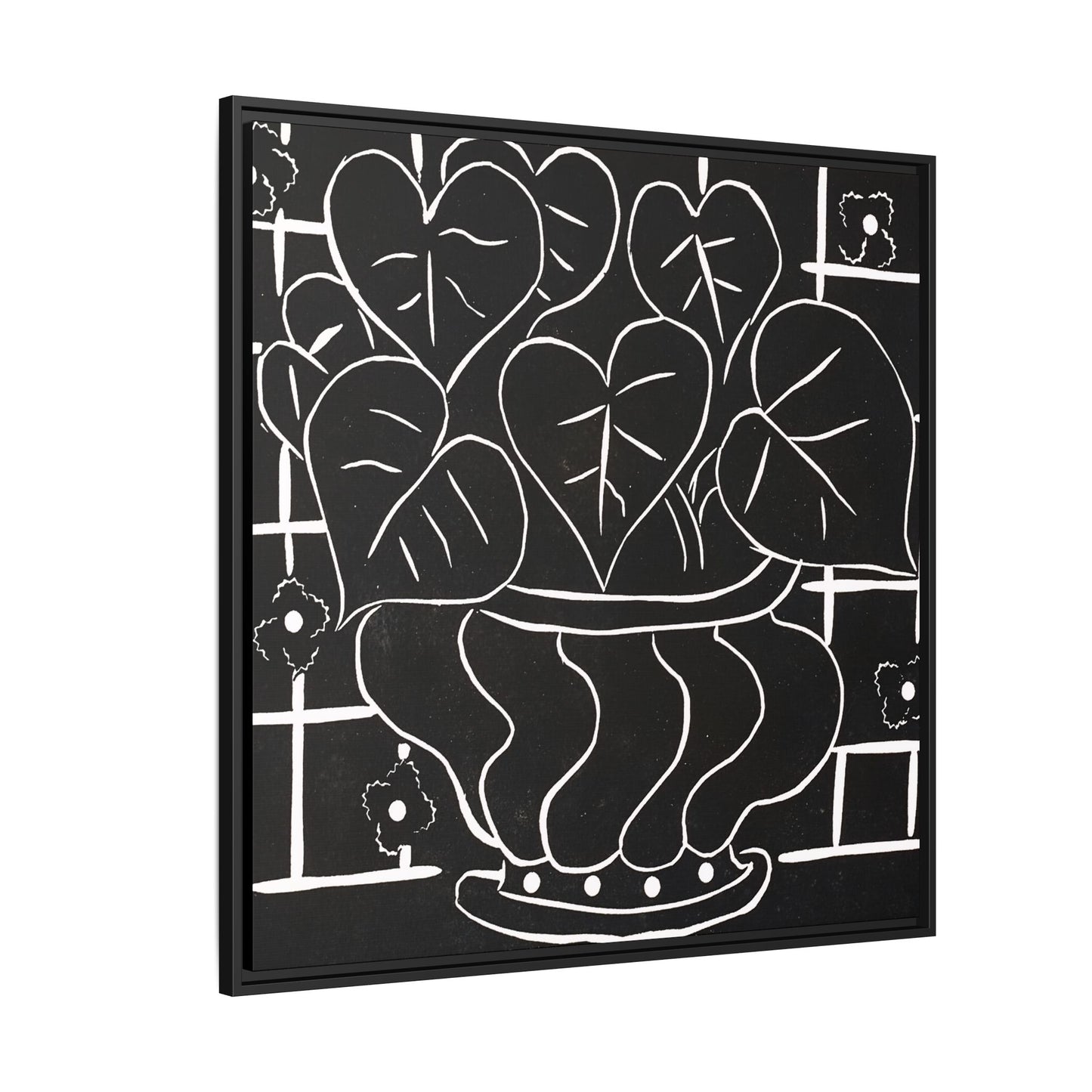 Corbeille de bégonias I (1938) by Henri Matisse / Toile encadrée sur caisse américaine