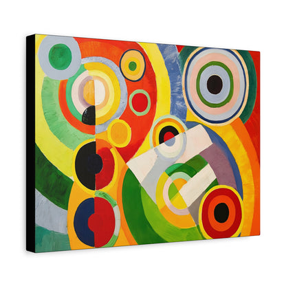 Rythme, Joie de vivre (1930) by Robert Delaunay / Reproduction Fine Art sur Toile / Large Epaisseur 3.2 cm - 1.25 inch