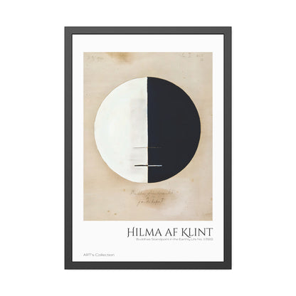 Buddhas Standpoint in the Earthly Life No. 3 (1920) by Hilma af Klint  / Affiche Encadrée série ART's Collection