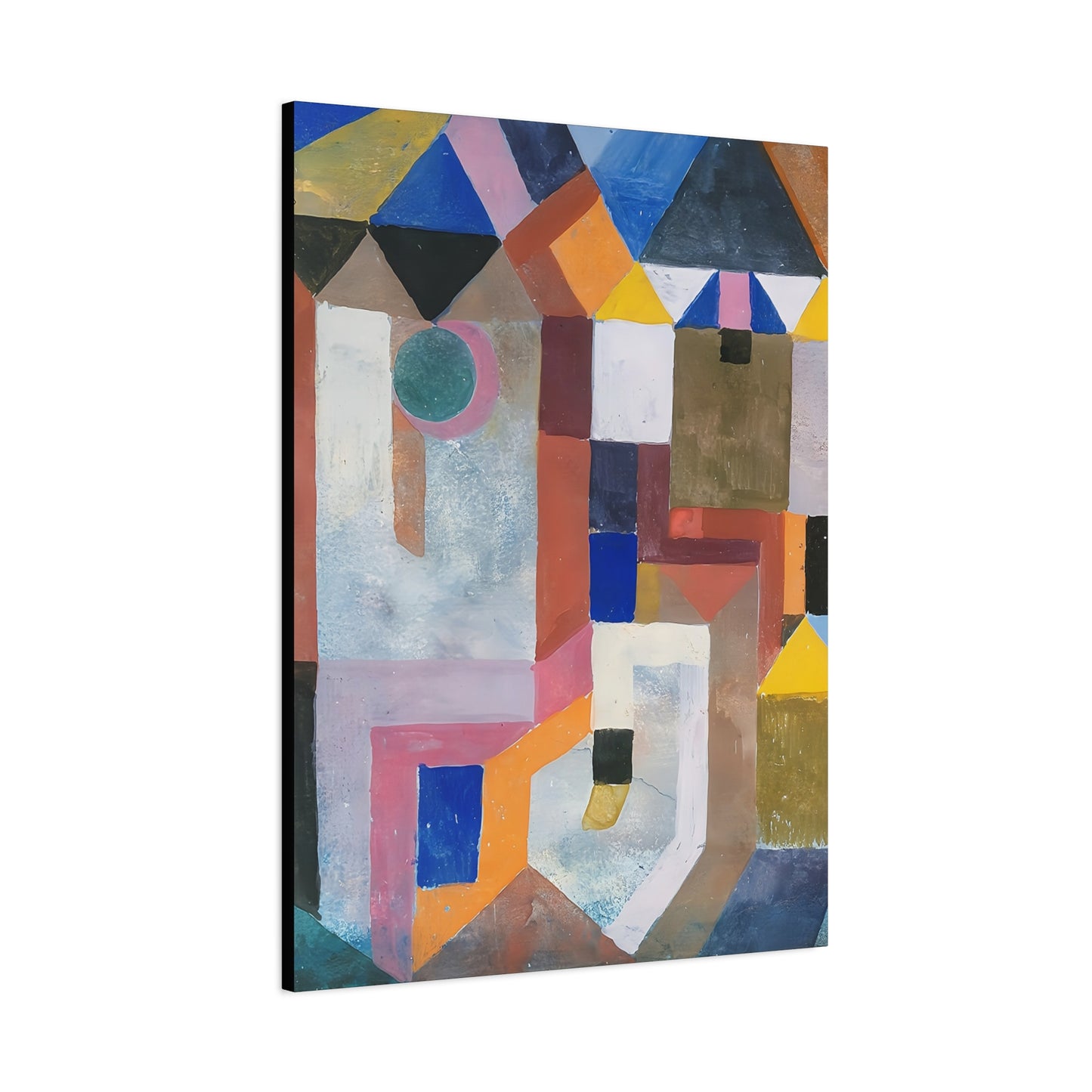 Colorful Architecture (1917) by Paul Klee   / Reproduction Fine Art sur Toile / Epaisseur 3,2cm - 1'25 po