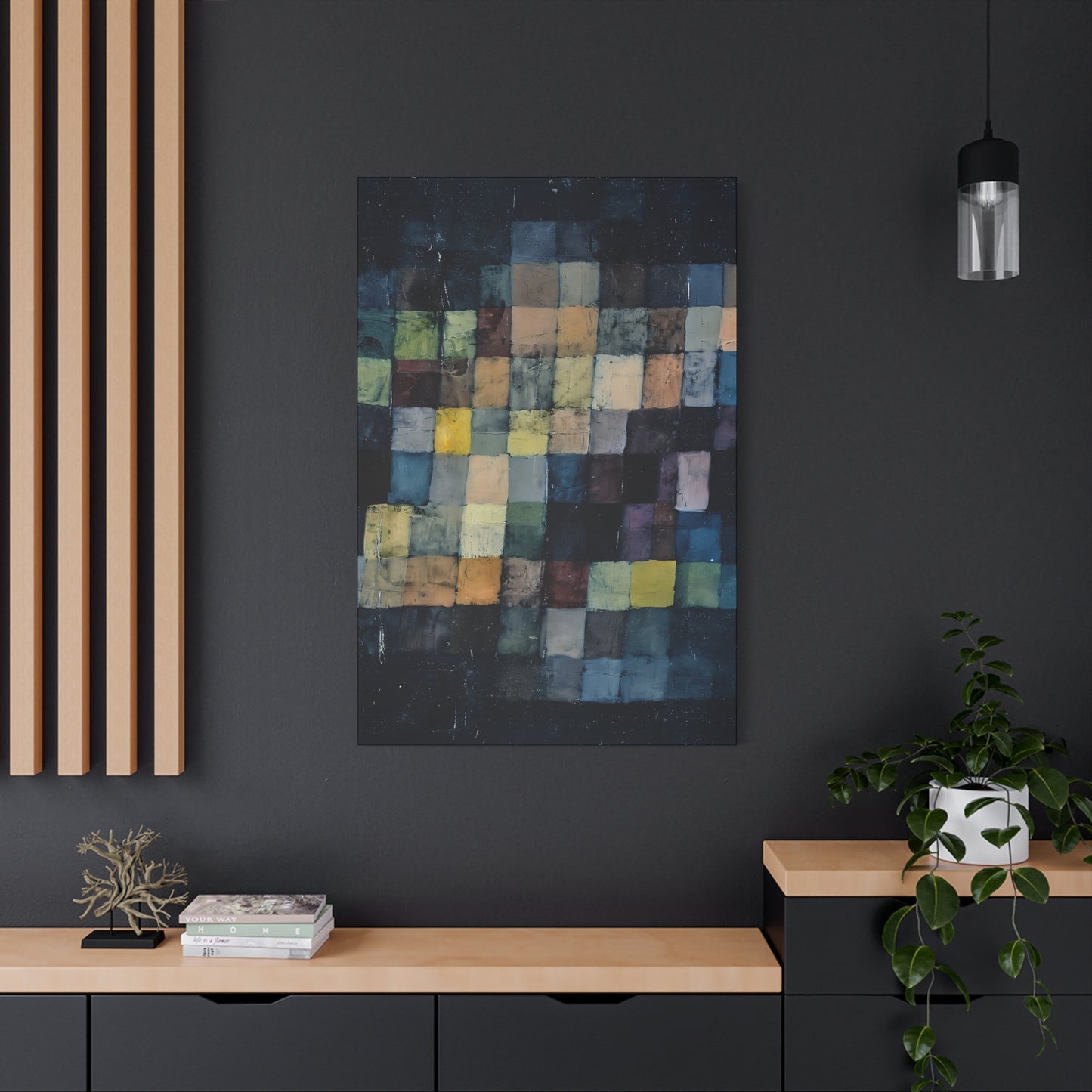 Old sound (1925) by Paul Klee   / Reproduction Fine Art sur Toile / Epaisseur 3,2cm - 1'25 po