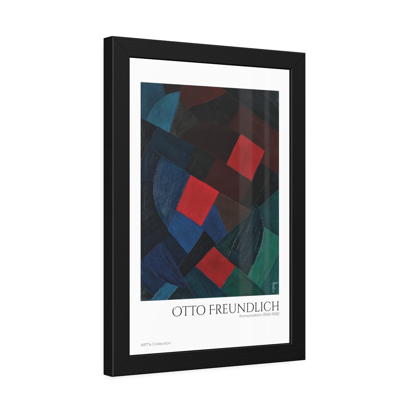 Komposition (1935-1936) by Otto Freundlich  / Affiche Encadrée série ART's Collection
