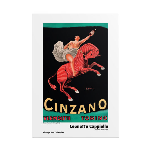 Cinzano Vermouth Torino (1910) by Leonetto Cappiello / Affiche imprimée - Série Vintage Ads Collection