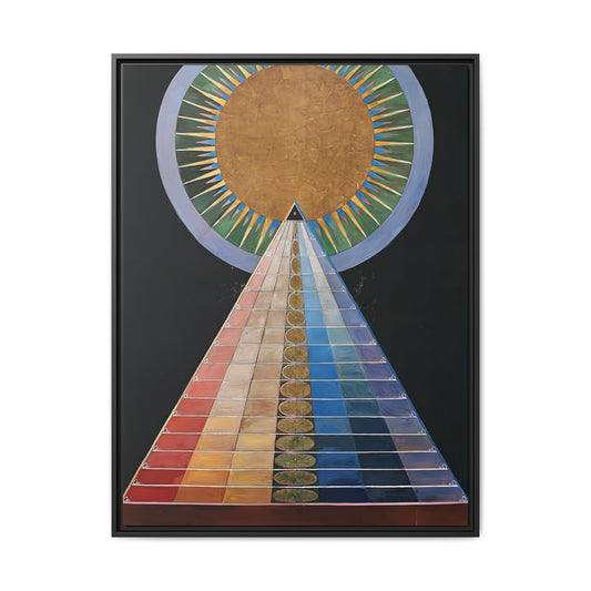 Altarpiece No. 1 Group X (1915) by Hilma af Klint   / Toile encadrée sur caisse américaine