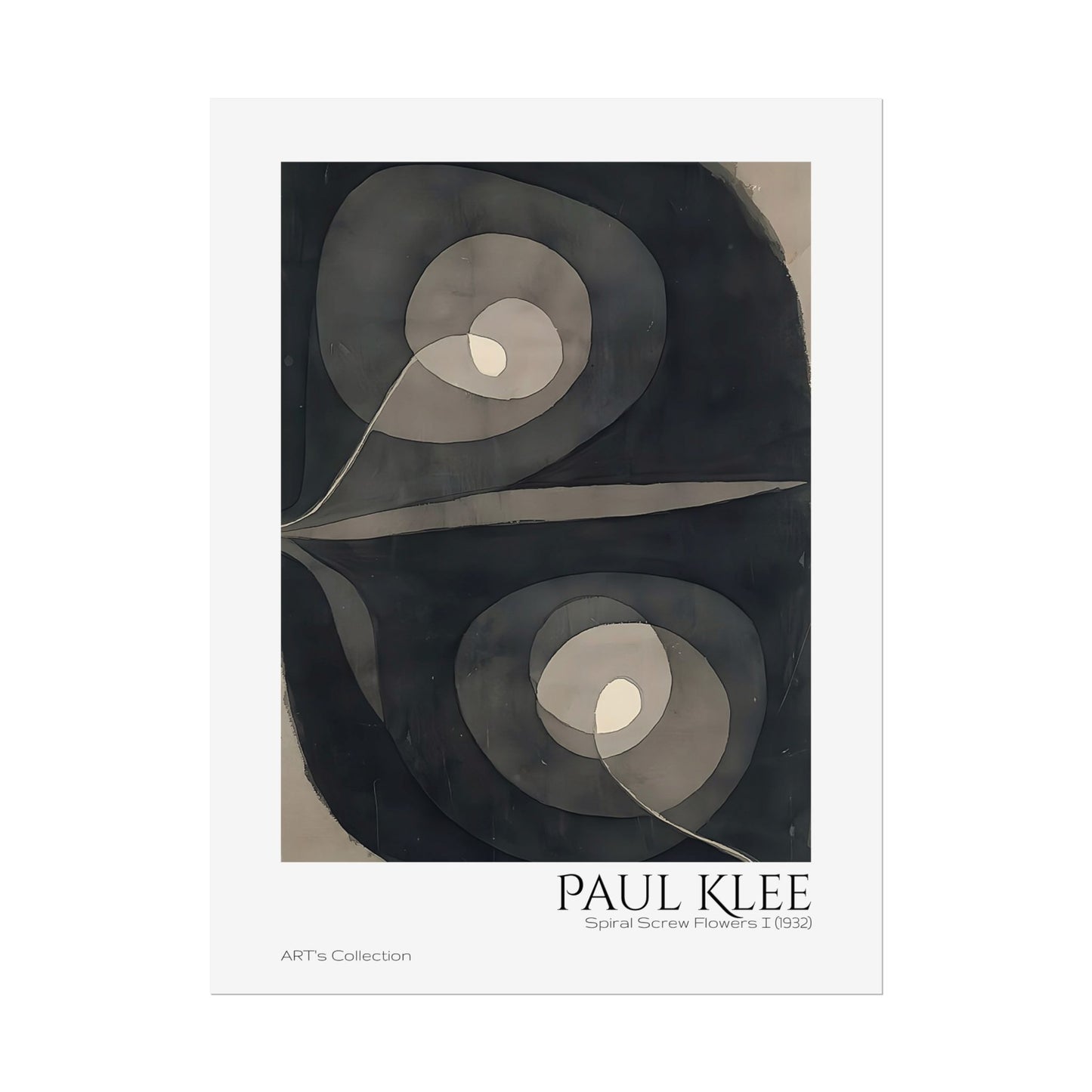 Spiral Screw Flowers I (1932)  by Paul Klee / Affiche imprimée - Série ART's Collection