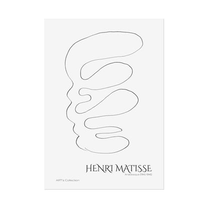 Arabesque (1945-1946) by Henri Matisse / Affiche imprimée - Série ART's Collection