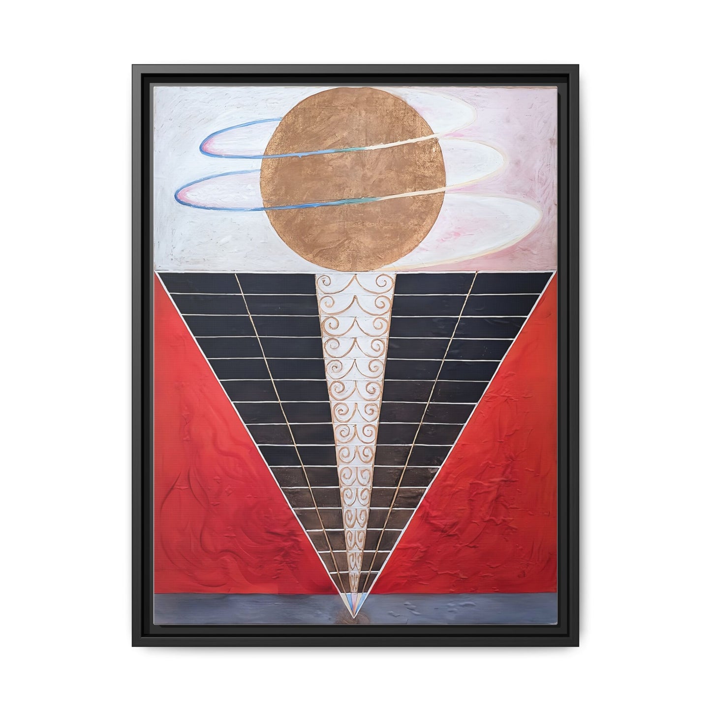 Group X, No. 2, Altarpiece (1915) by Hilma af Klint   / Toile encadrée sur caisse américaine