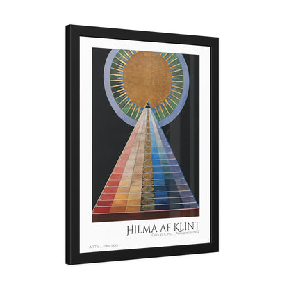 Group X No 1 Altarpiece (1915) by Hilma af Klint  / Affiche Encadrée série ART's Collection