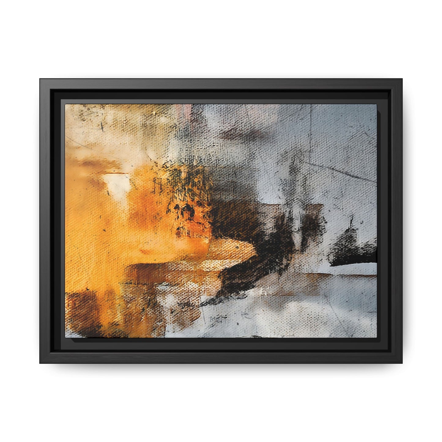 Tableau Graphic Ceylan "Série Sign Collections" / Toile encadrée sur caisse américaine