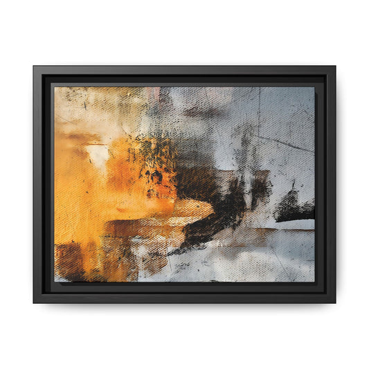 Tableau Graphic Ceylan "Série Sign Collections" / Toile encadrée sur caisse américaine
