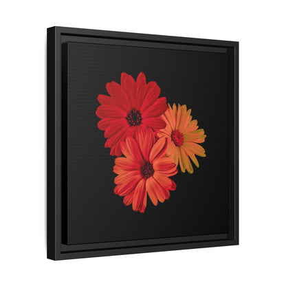 Collection Signature "FLORAL Numéro 1" sur Toile encadrée avec caisse américaine