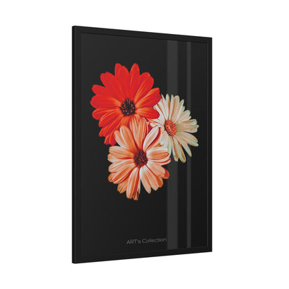 Collection Signature "FLORAL Numéro 7" sur Affiche Encadrée série ART's Collection