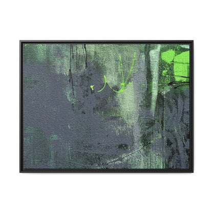 Tableau Beaux Arts Quartz & Emeraude "Série Sign Collections" / Toile encadrée sur caisse américaine