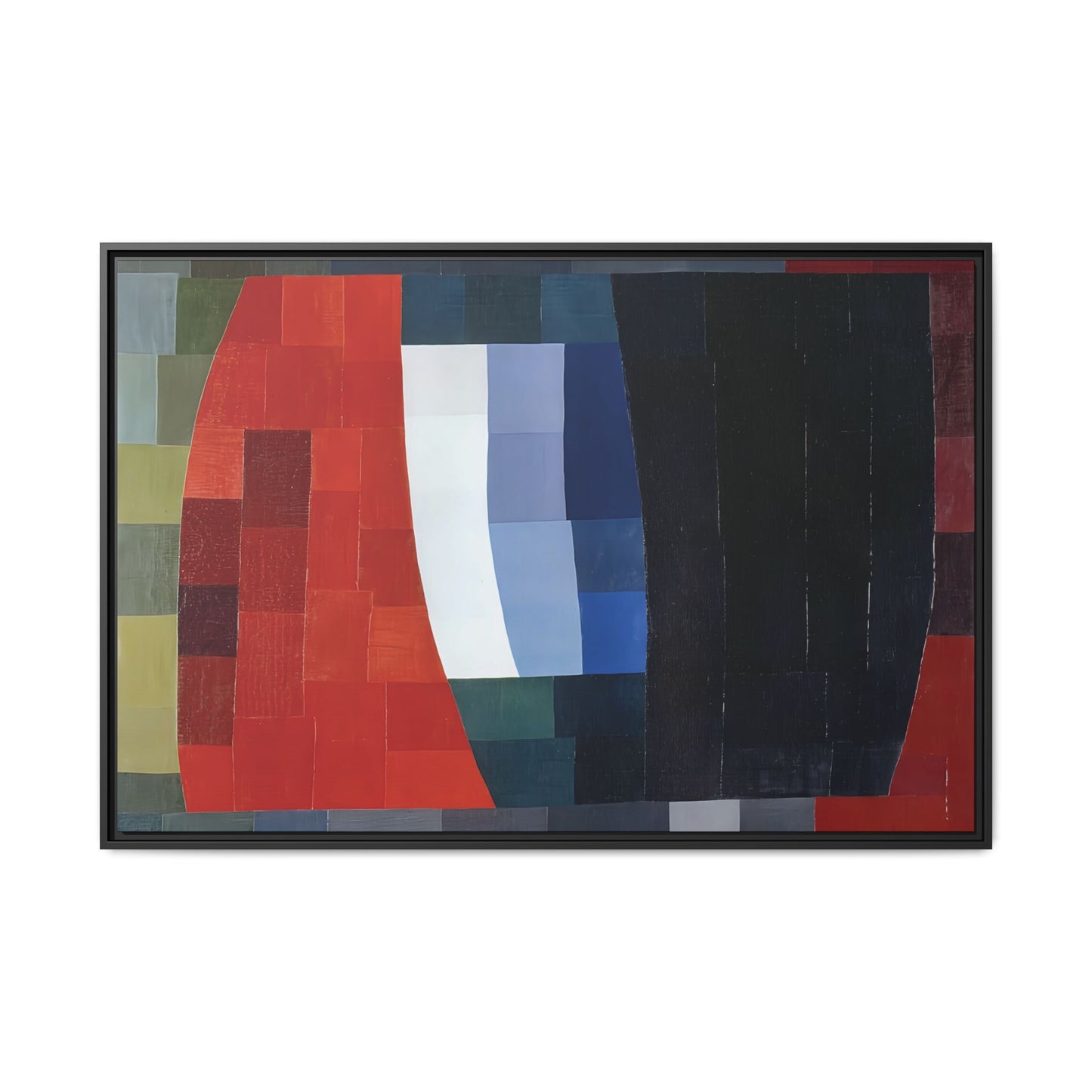 My Sky is Red (1933)  by Otto Freundlich / Toile encadrée sur caisse américaine