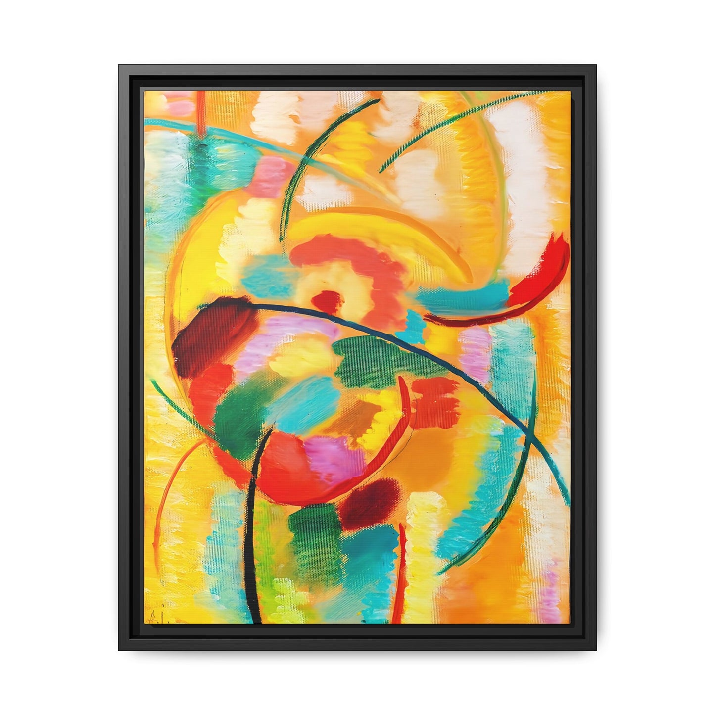 Stillleben (1917) by Alexej von Jawlensky  / Toile encadrée sur caisse américaine