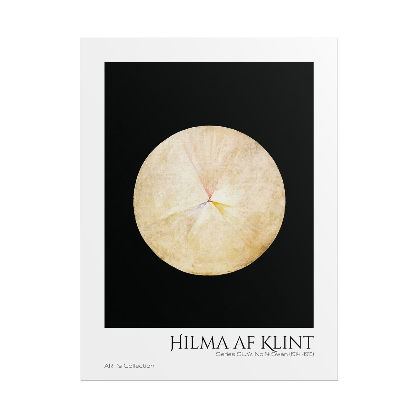 Series SUW, No 14 Swan (1914 -1915) by Hilma af Klint  / Affiche imprimée - Série ART's Collection