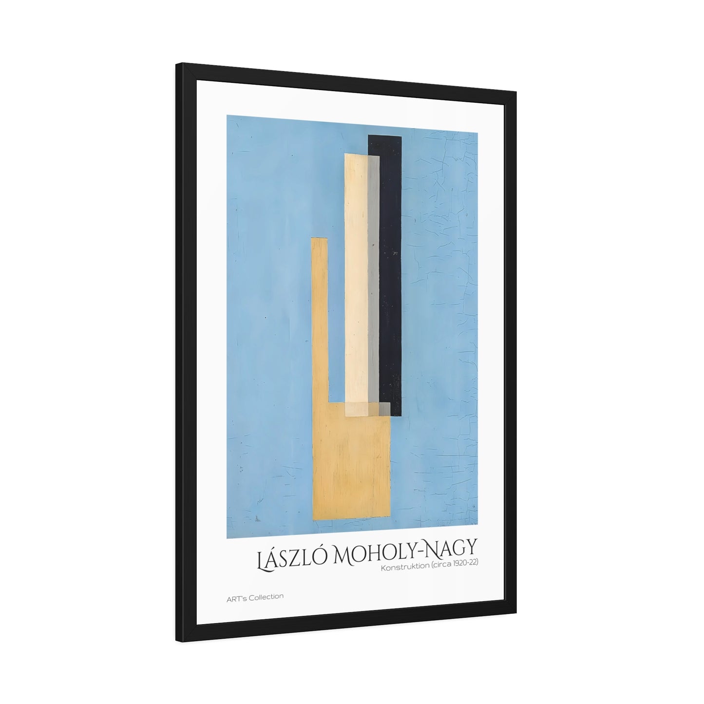 Konstruktion (circa 1920-22) by László Moholy-Nagy  / Affiche Encadrée série ART's Collection