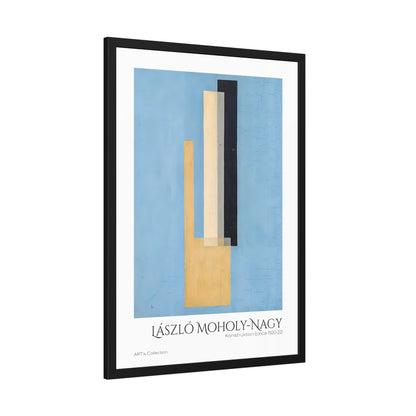 Konstruktion (circa 1920-22) by László Moholy-Nagy  / Affiche Encadrée série ART's Collection