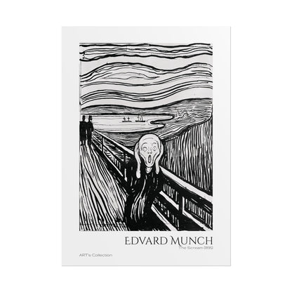 The Scream (1895) by Edvard Munch / Affiche imprimée - Série ART's Collection