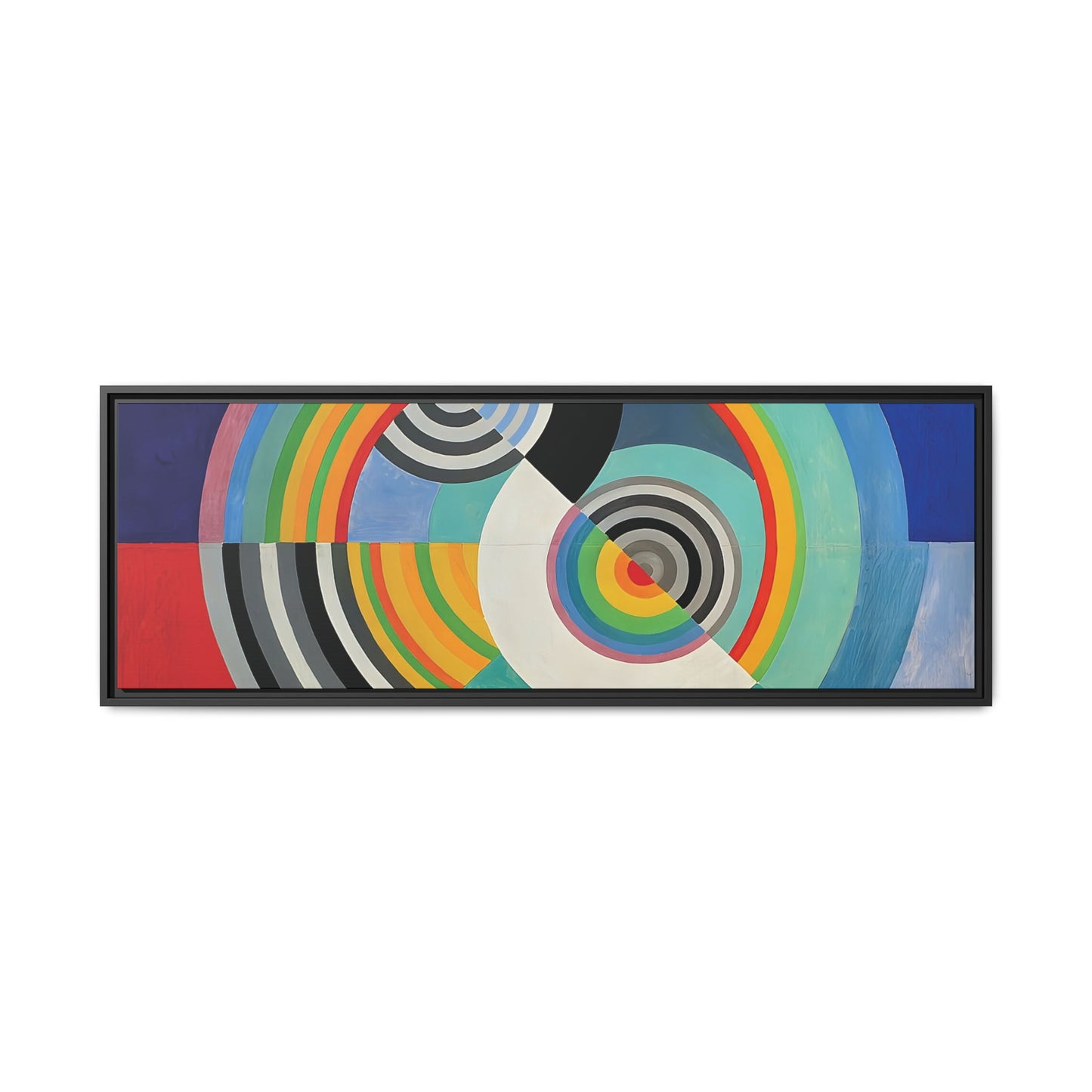Rythme Numéro 3 (1938)  by Robert Delaunay  / Toile encadrée sur caisse américaine