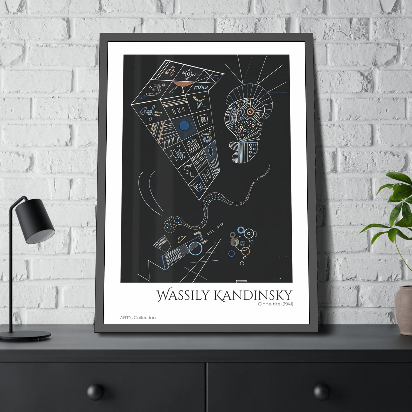 Ohne titel (1941) by Wassily Kandinsky / Affiche Encadrée série ART's Collection