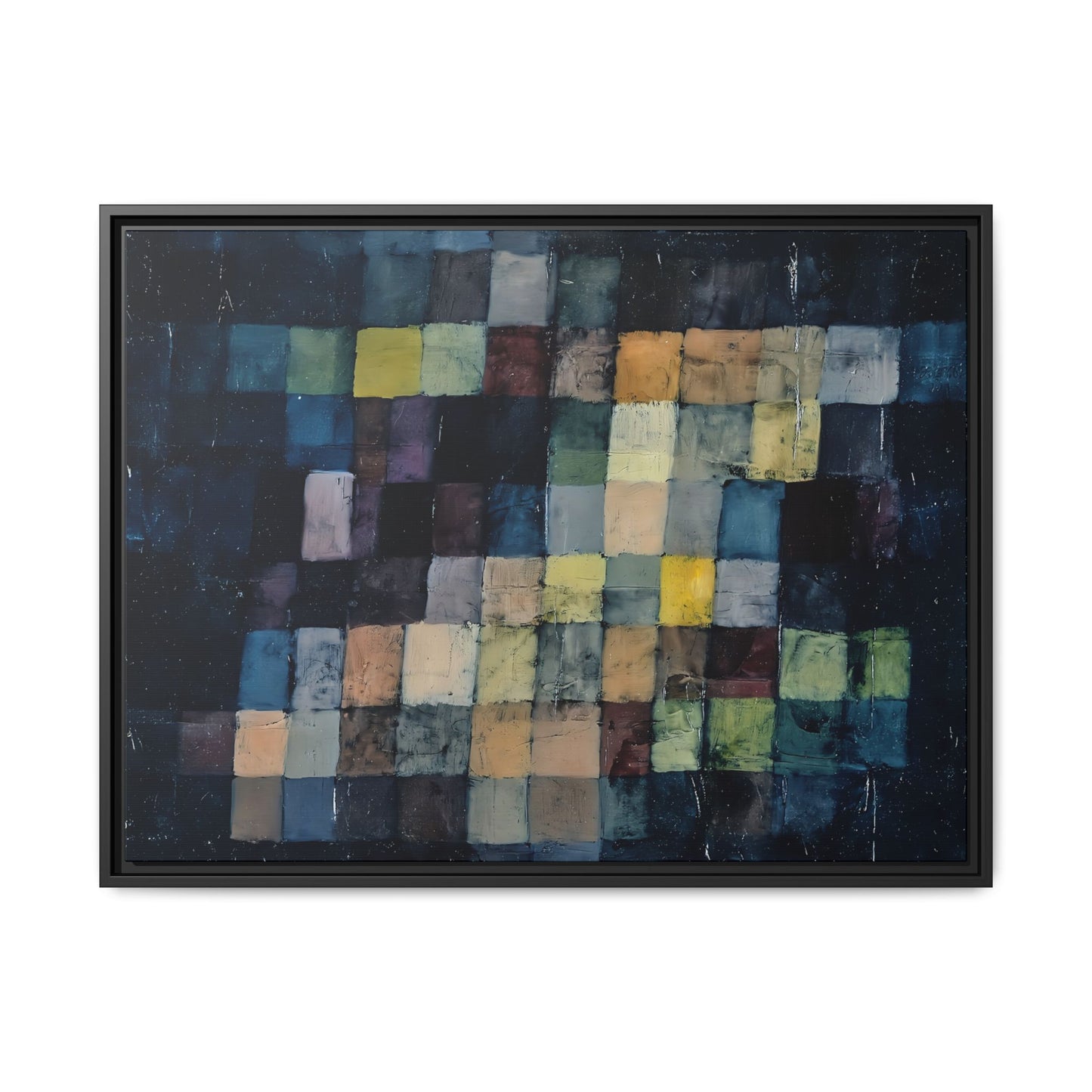 Old sound (1925) ) by Paul Klee  / Toile encadrée sur caisse américaine