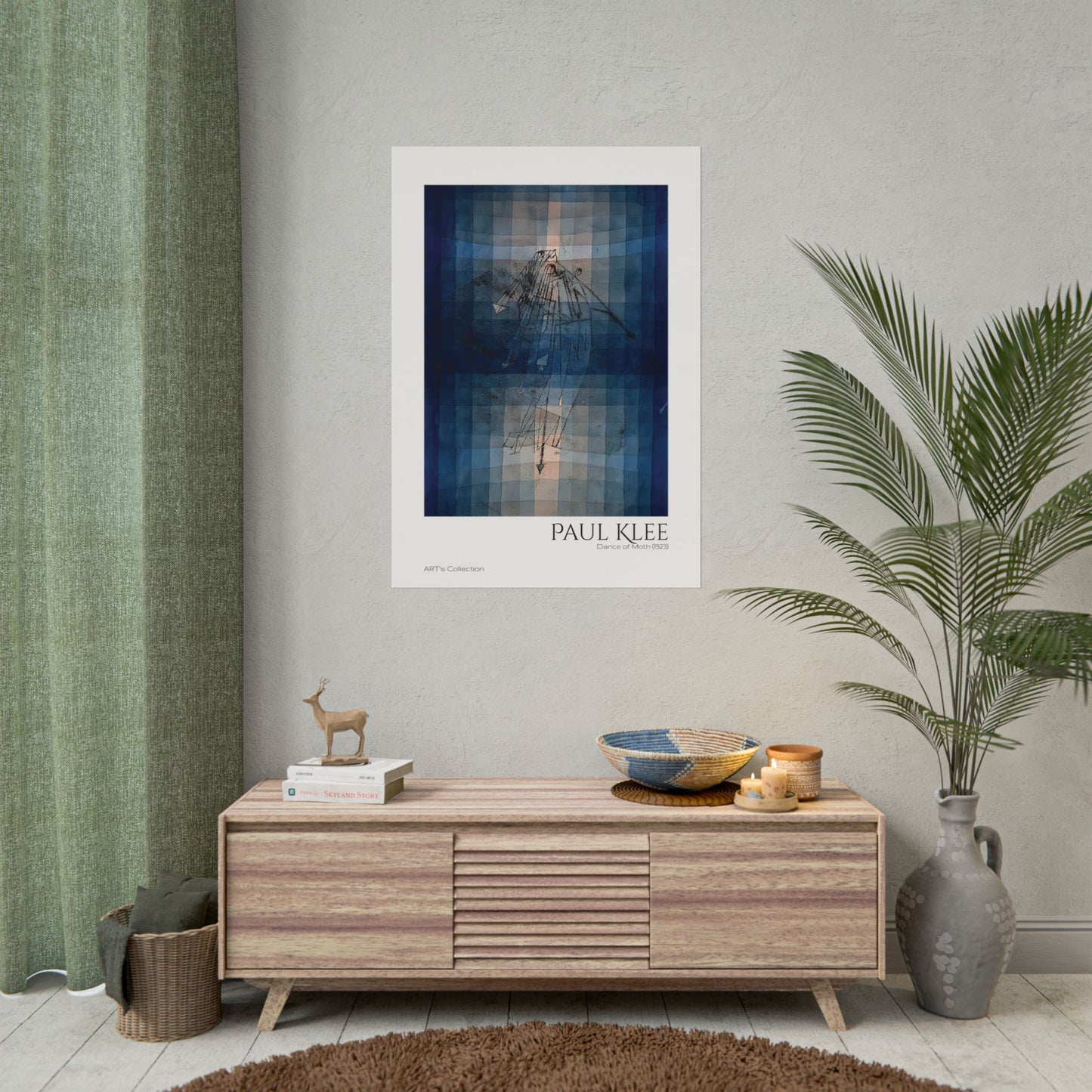 Dance of Moth (1923) by Paul Klee / Affiche imprimée - Série ART's Collection