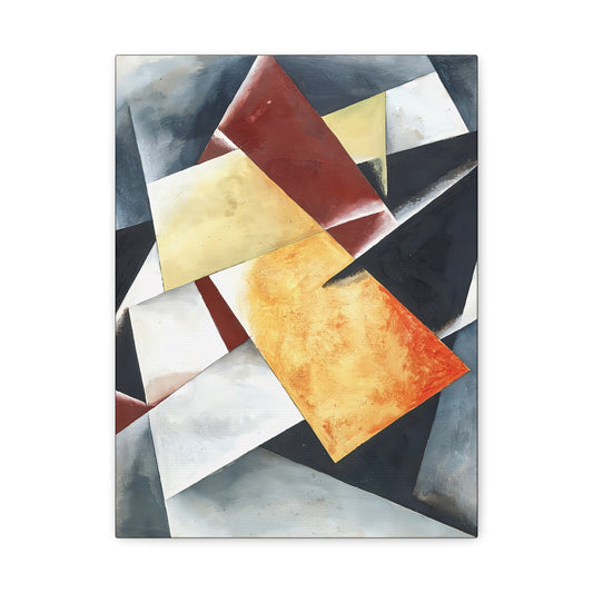 Painterly Architectonic (1919) by Lyubov Popova  / Reproduction Fine Art sur Toile /  Epaisseur 3.2 cm - 1.25 inch