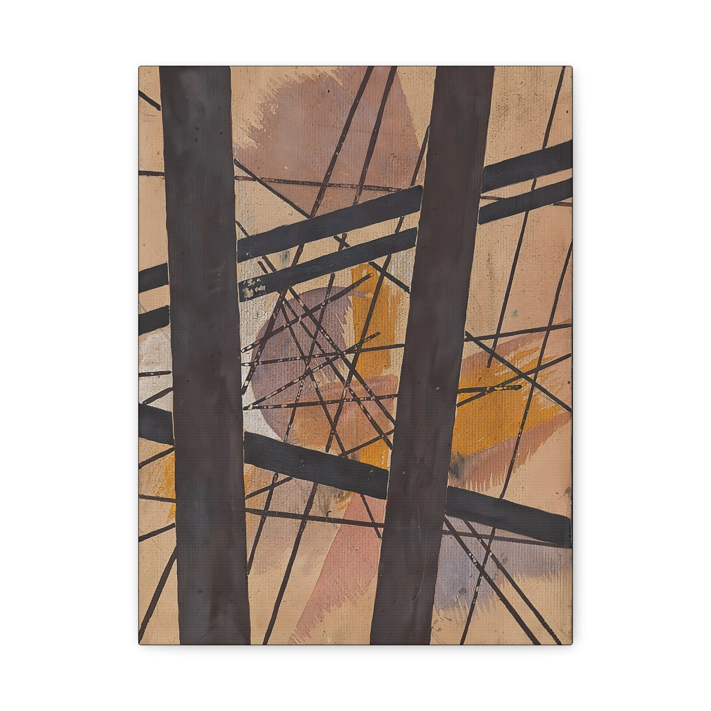 Raum-Kraft Komposition (1921-22) by Lyubov Popova  / Reproduction Fine Art sur Toile /  Epaisseur 3.2 cm - 1.25 inch