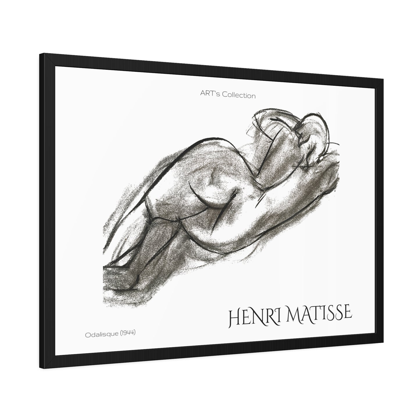 Odalisque (1944) by Henry Matisse  / Affiche Encadrée série ART's Collection