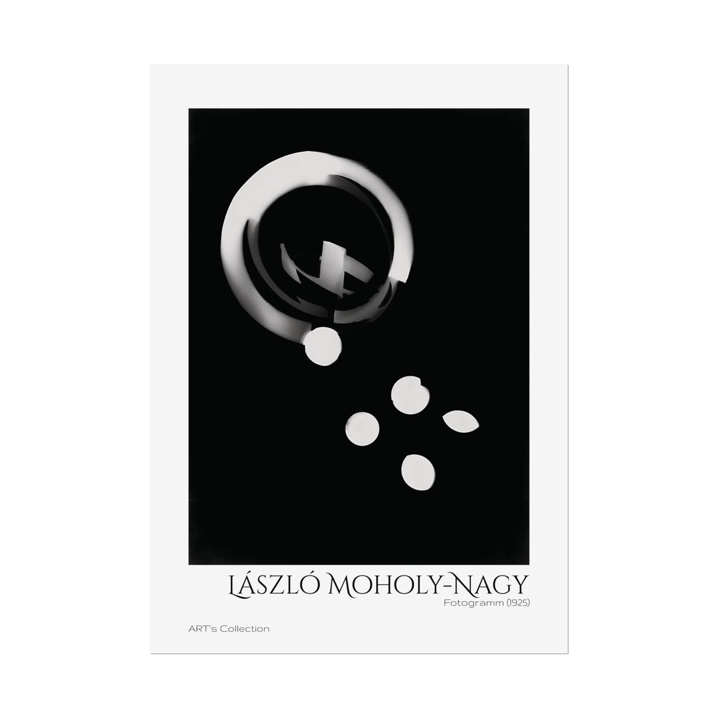 Fotogramm (1925) by László Moholy-Nagy / Affiche imprimée - Série ART's Collection