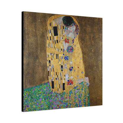 The kiss - lovers (1908) by Gustav Klimt / Reproduction Fine Art sur Toile / Flanc Large Epaisseur 3.2 cm - 1.25 inch