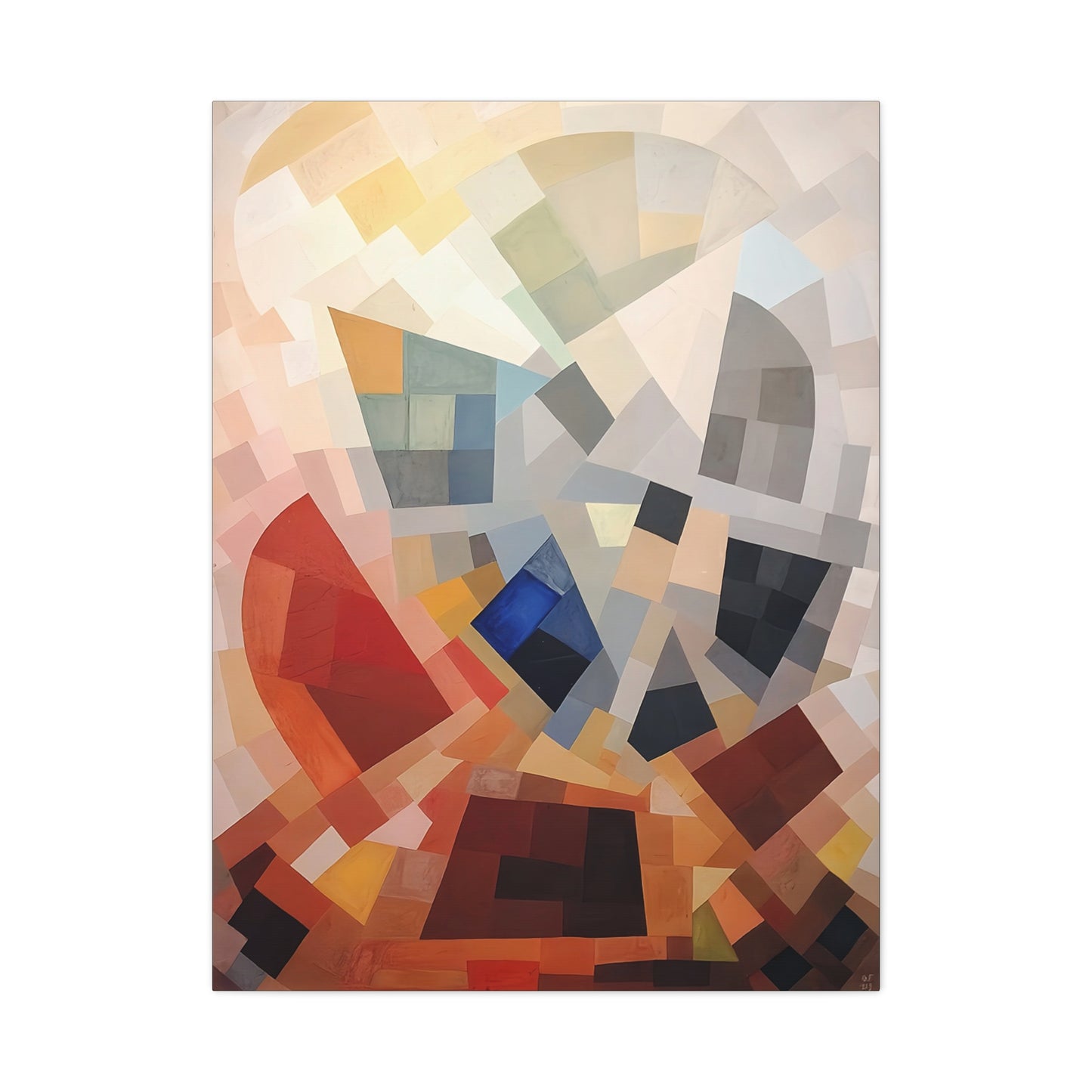 Komposition (1939) by Otto Freundlich  / Reproduction Fine Art sur Toile / Epaisseur 3,2cm - 1'25 po