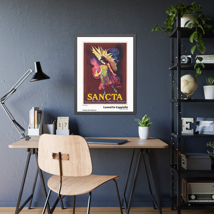 Sancta (1925) by Leonetto Cappiello / Affiche Encadrée Série Vintage Ads Collection