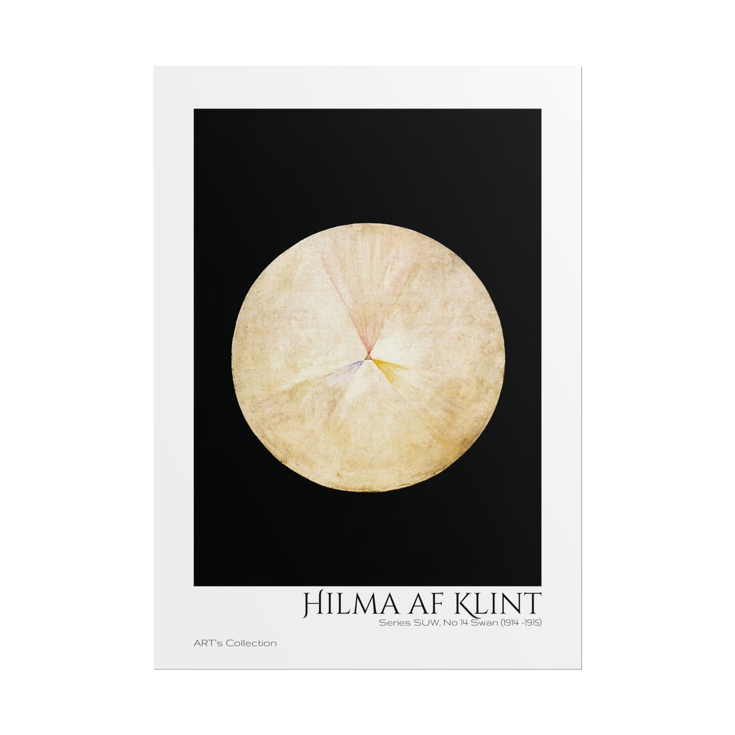 Series SUW, No 14 Swan (1914 -1915) by Hilma af Klint  / Affiche imprimée - Série ART's Collection