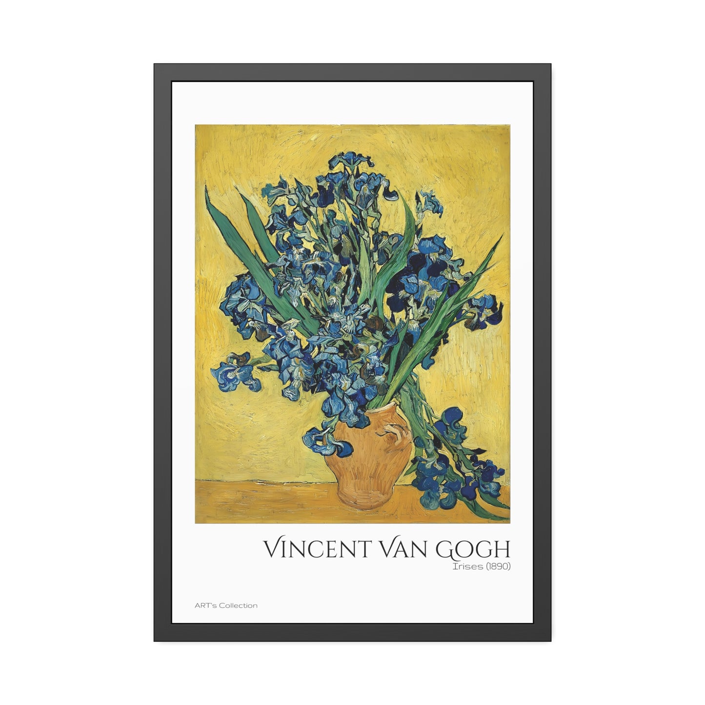 Irises (1890) by Vincent Van Gogh / Affiche Encadrée série ART's Collection