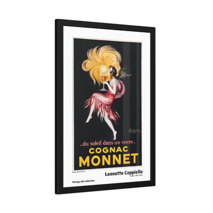 Cognac Monnet (1927)) by Leonetto Cappiello / Affiche Encadrée Série Vintage Ads Collection