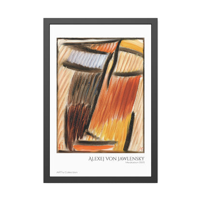 Meditation (1937) by Alexej von Jawlensky  / Affiche Encadrée série ART's Collection