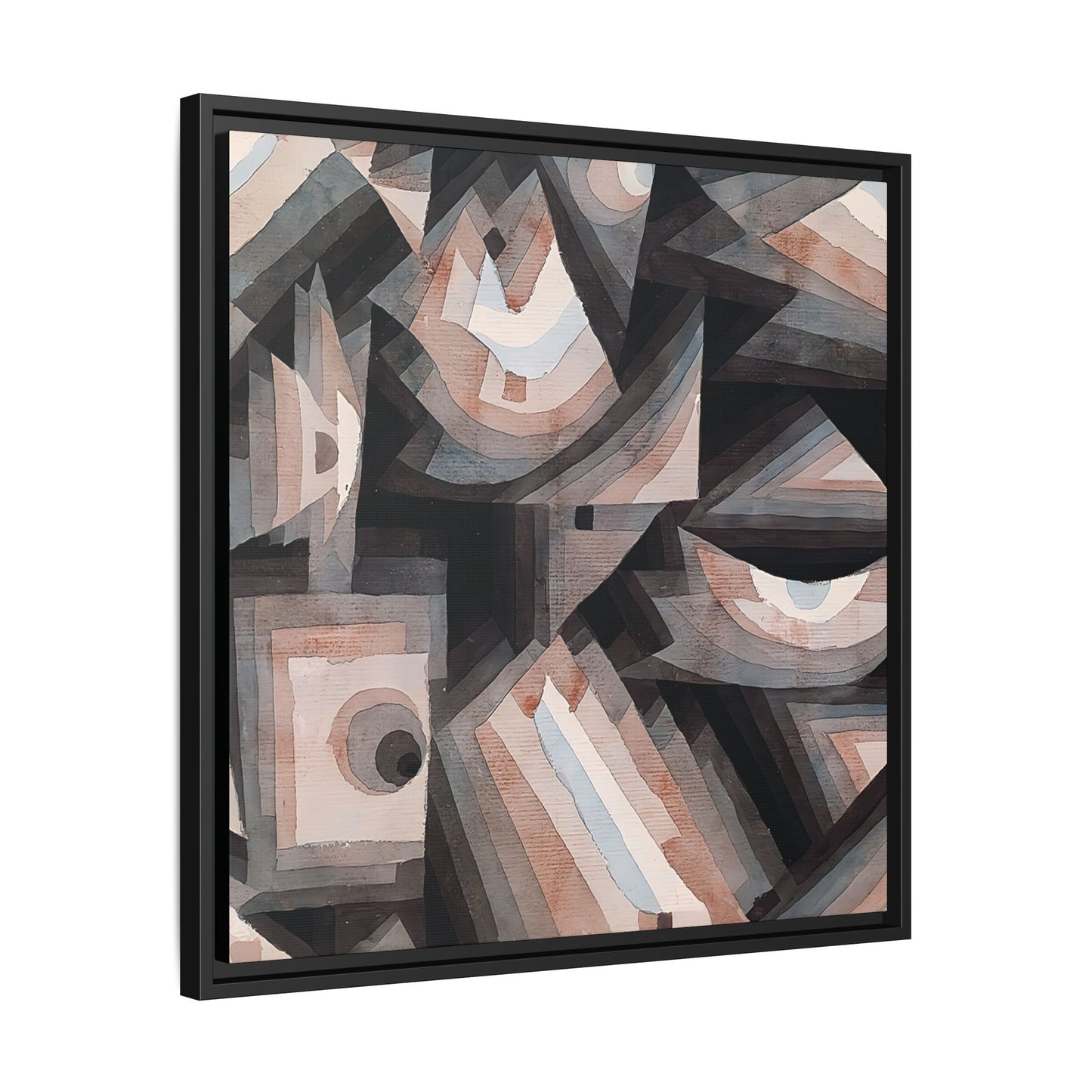 Crystal gradation (1922) by Paul Klee / Toile encadrée sur caisse américaine