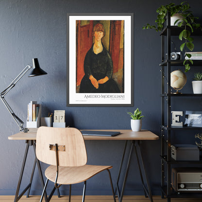 Flower Vendor (1919) by Amedeo Modigliani  / Affiche Encadrée série ART's Collection