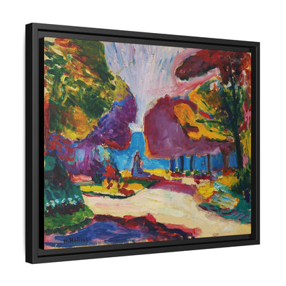 Jardin du Luxembourg, Paris (1902) by Henri Matisse  / Toile encadrée sur caisse américaine