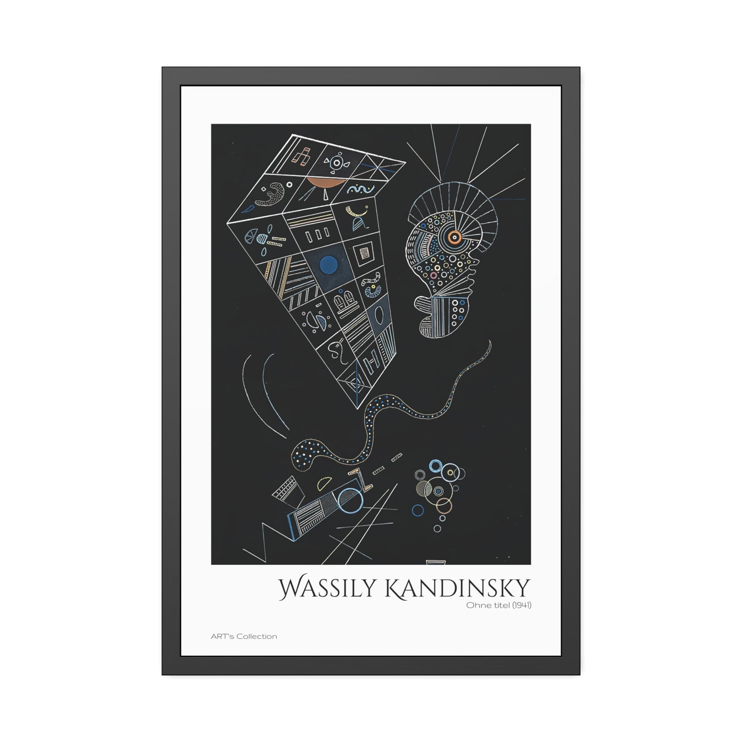 Ohne titel (1941) by Wassily Kandinsky / Affiche Encadrée série ART's Collection