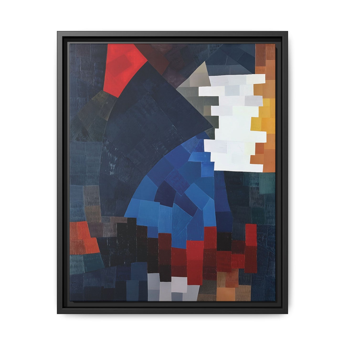 Composition (1932) by Otto Freundlich   / Toile encadrée sur caisse américaine