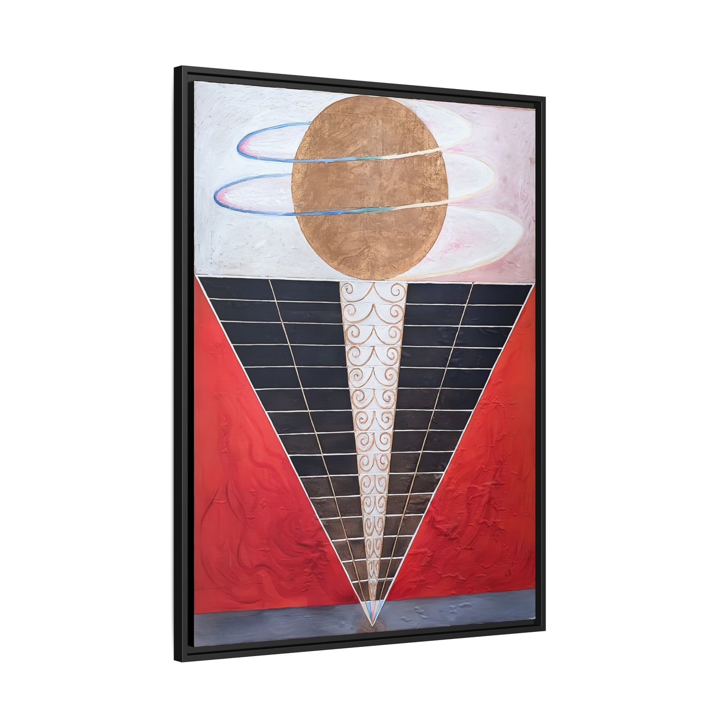 Group X, No. 2, Altarpiece (1915) by Hilma af Klint   / Toile encadrée sur caisse américaine