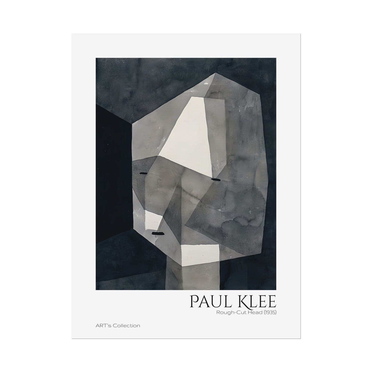 Rough-Cut Head (1935) by Paul Klee / Affiche imprimée - Série ART's Collection