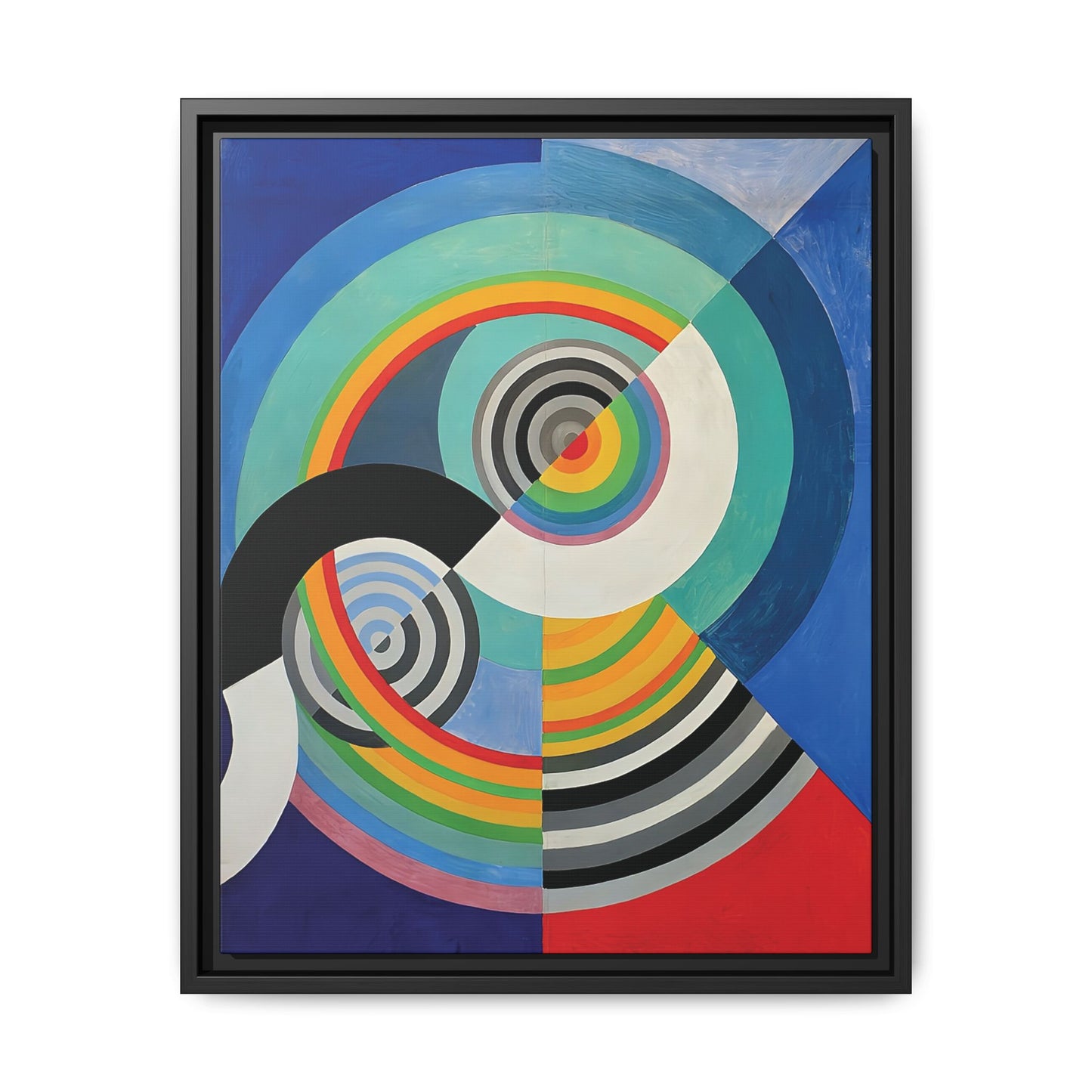 Rythme Numéro 3 (1938)  by Robert Delaunay  / Toile encadrée sur caisse américaine