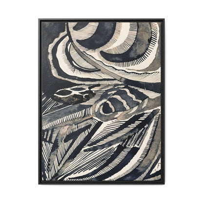 Landschaft (1918)  by Otto Freundlich / Toile encadrée sur caisse américaine