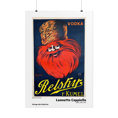 Relsky'S Vodka (1925) by Leonetto Cappiello / Affiche imprimée - Série Vintage Ads Collection
