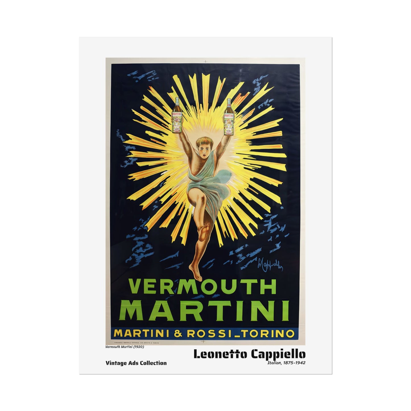 Vermouth Martini (1920) by Leonetto Cappiello / Affiche imprimée - Série Vintage Ads Collection