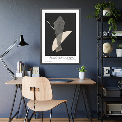 Konstruktion V (1923) by László Moholy-Nagy  / Affiche Encadrée série ART's Collection